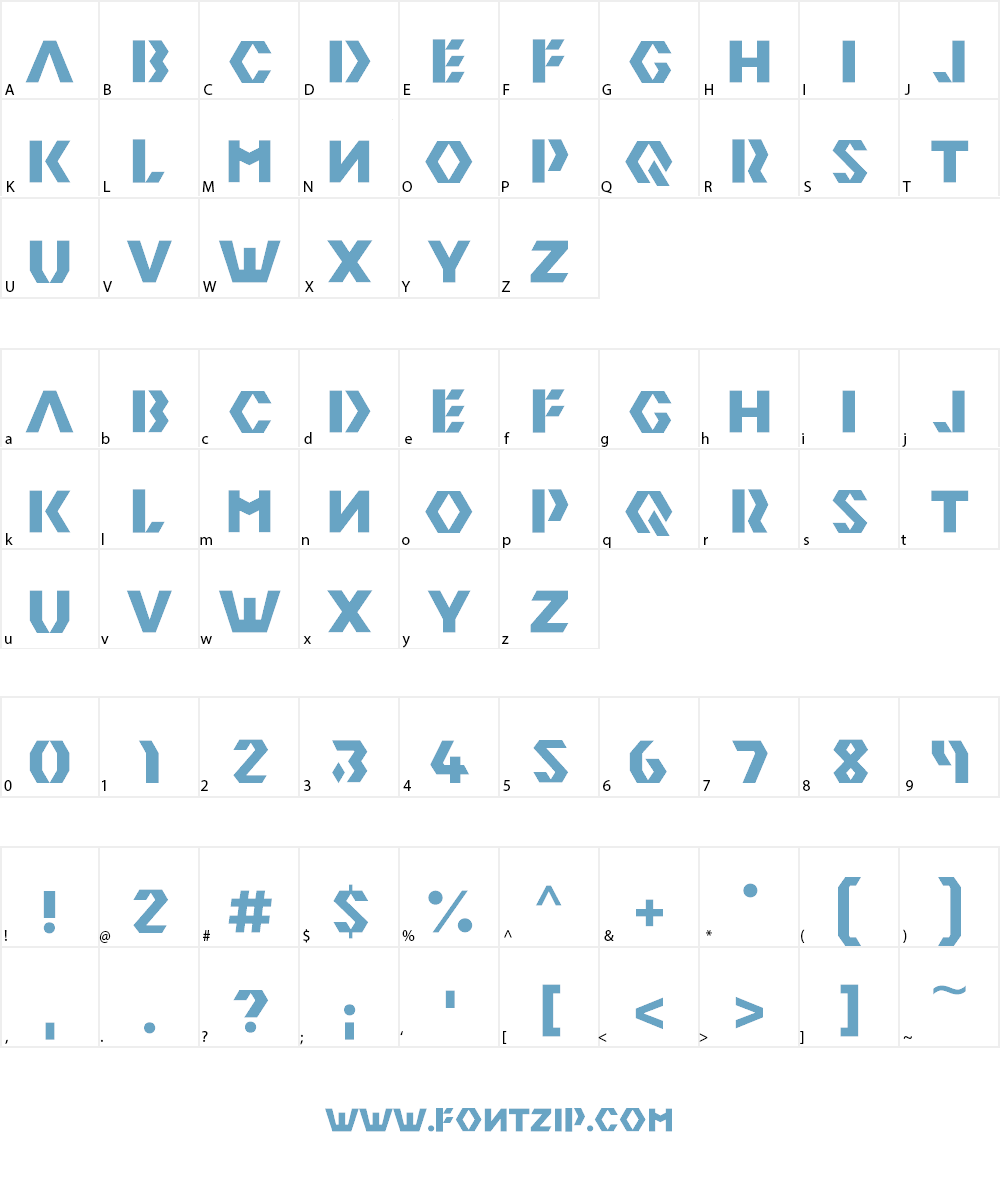 Radio Edit Font Character